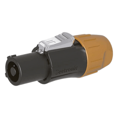POWERCOM,  línea, neutro y conexión a tierra de seguridad preadaptada IP65 Color Negro