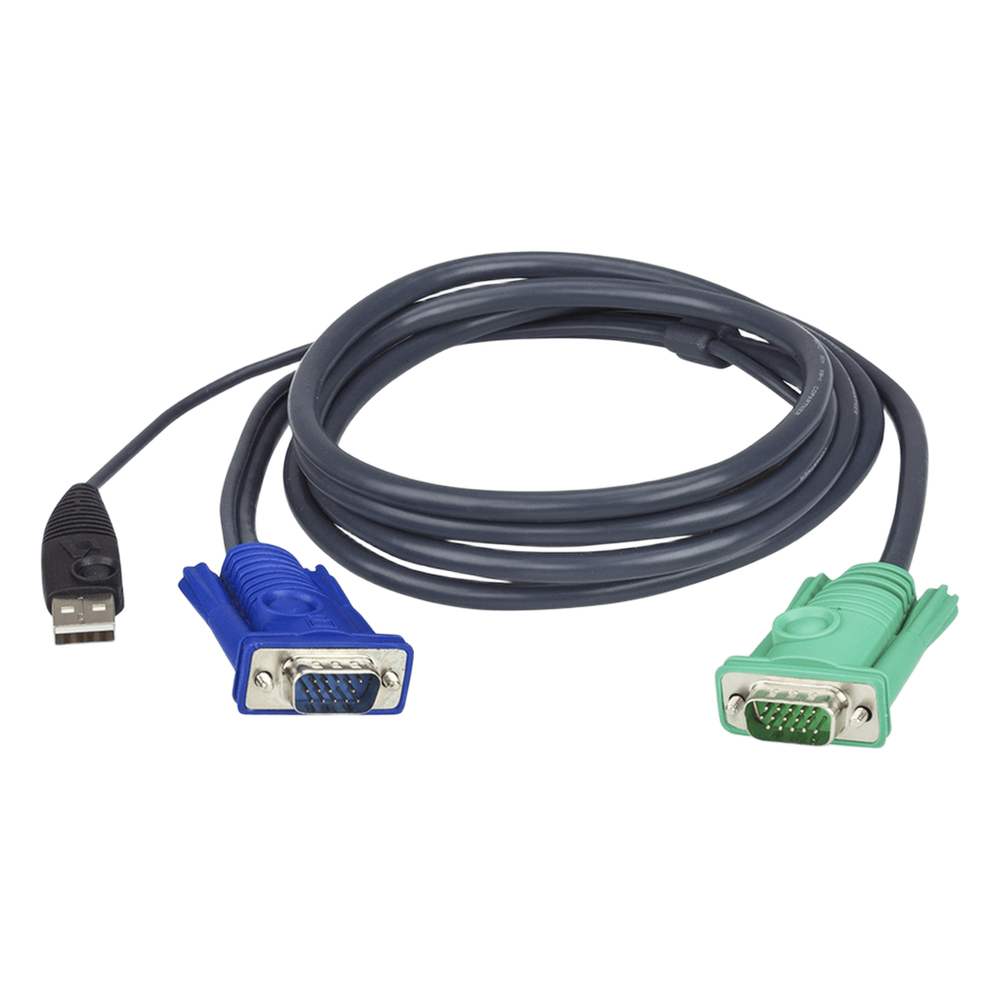 Cable KVM | USB con SPHD | 3 en 1 | De 1.8 m