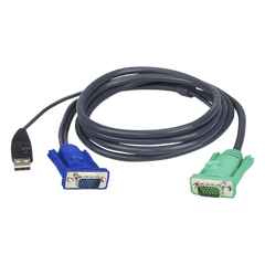 Cable KVM | USB con SPHD | 3 en 1 | De 1.8 m