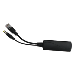 Splitter PoE WI-TEK / Entrada 802.3af/at hasta 30W / Salida 12 Vcc 2A (24W) / Para cámaras IP sin PoE