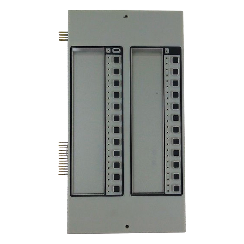 Módulo de control anunciador de 24 puntos con LED tricolor programable y sonda piezoeléctrica, para paneles serie ONYX