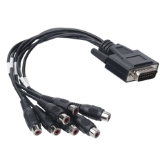 Adaptador de 7 entradas de Audio para DVR´s epcom y HIKVISION