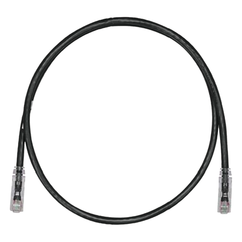 Cable de Parcheo TX6, UTP Cat6, 24 AWG, CM, Color Negro, 0.91 Metros (3 Pies)
