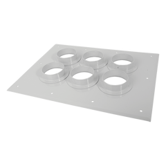 Placa Pasamuro con Capacidad de 6 Botas de 4