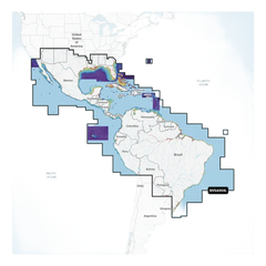 Cobertura Marítima / Costa de México, Centroamérica y Brasil / Incluye Golfo de EE. UU. y Costa Oriental / Bermudas, Bahamas, Cuba, Puerto Rico / Islas Vírgenes, Jamaica, Canal de Panamá / Costa Occidental de Sudam&e