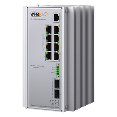Switch Industrial Administrable Gigabit con 2 Puertos PoE bt + 6 Puertos PoE af/at o 24 V Pasivo + 2 SFP Gigabit, 240 W