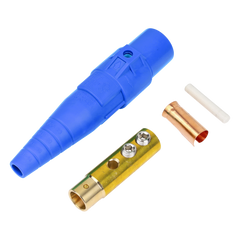 Conector camlock 400 AMPERES HEMBRA COLOR AZUL