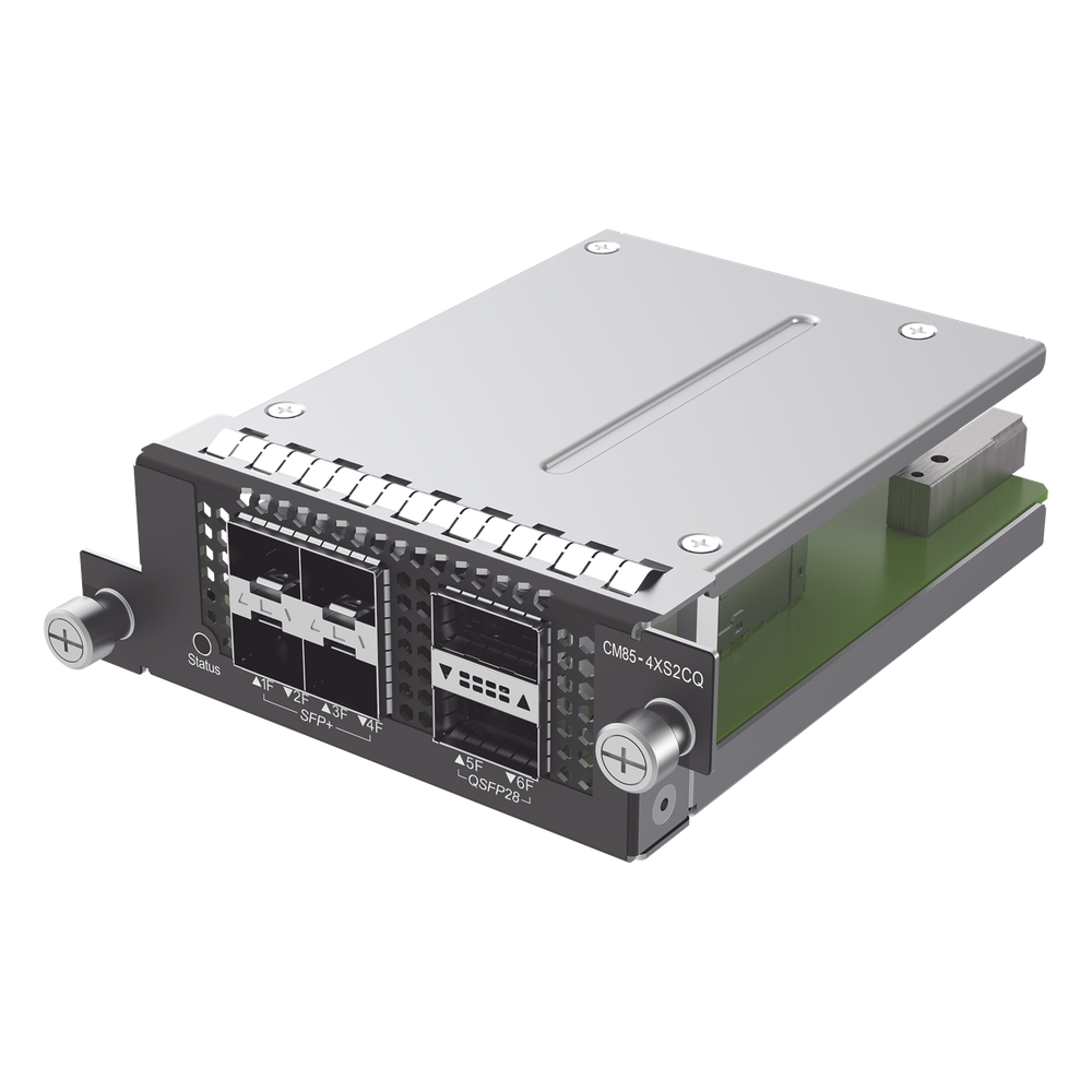 Tarjeta de Expiación para RG-CS85 series switch, 4 puertos SFP+ 10G y 2 puertos QSFP28 100G