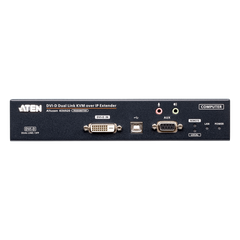 Transmisor KVM over IP 2K DVI-D Dual-Link | Dual SFP | PoE | Resolución hasta 2560 x 2048 | Transmisión sin pérdidas | Alimentación redundante | Gestión Centralizada CCKM