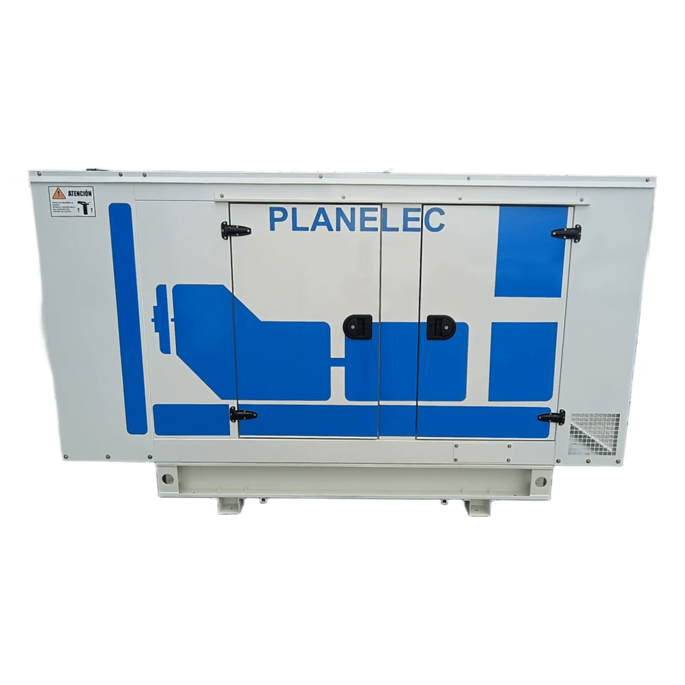 Planta de Emergencia Diesel/ 63 kW (79 kVA) Emergencia / 57 kW (71 kVA) Continuo / 220/127V / Trifásico 4 Hilos / 1800 RPM / Motor Cummins 4BTAA3.3G12 / Generador Stamford S1L2Y1 / Control PEM-CAP / Transferencia Automática/ Tanque 125 L