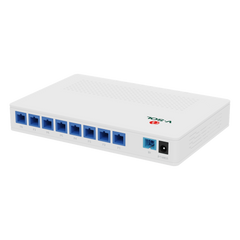 Splitter Activo 1x8 para Alimentación de 8 Dispositivos POF, puertos SC/UPC