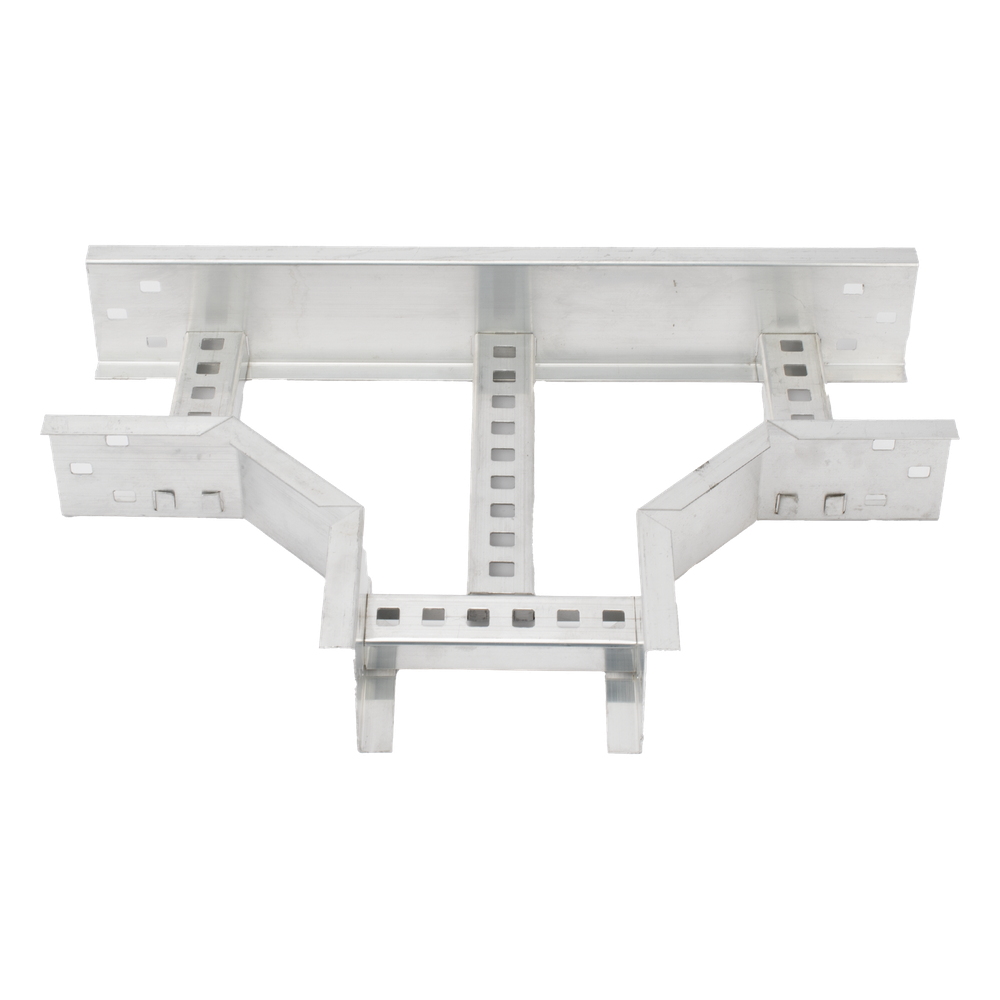 Derivación "T" Horizontal de Aluminio Perfil Z / Peralte 3 1/4" / Ancho 6"/ Radio 8" / Incluye Tornillería (CHTHEZ314R8X6AK)