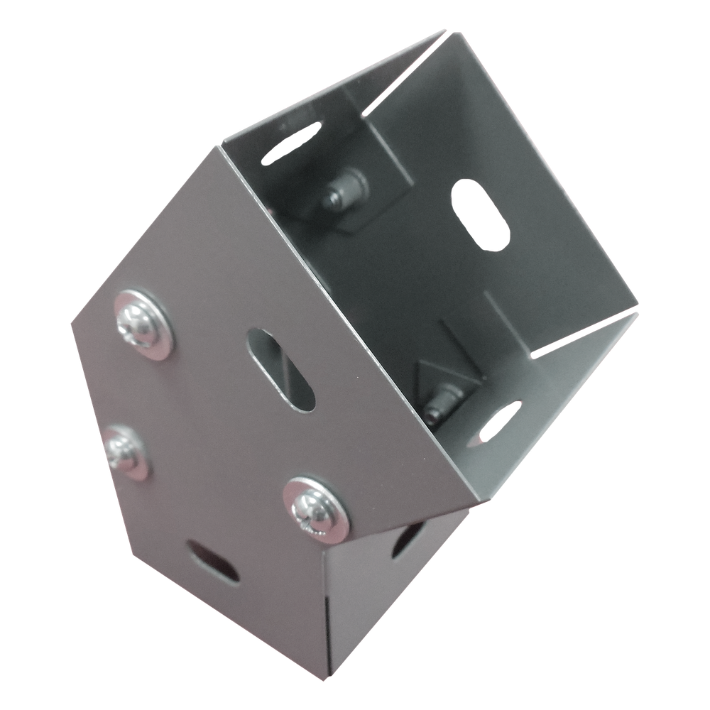 Derivación codo horizontal de 45 grados 65 X 65 mm, fabricado en lámina de acero al carbón