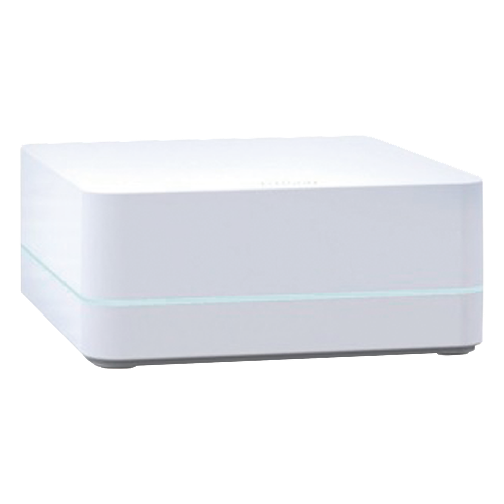 Repetidor inalámbrico para extender el alcance RF de un sistema Caseta Wireless, cobertura aproximada de 232 m², alimentación USB de 5 V con adaptador incluido
