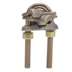 Conector X 2 Cables / Calibre 4-2/0 AWG / Bronce 100% / Unión Cruzada / Sin Soldadura / Baja Resistencia