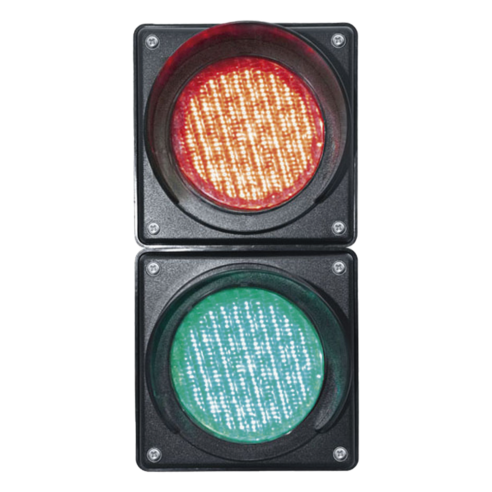 Semáforo / Señalización Rojo y Verde / Diametro 100mm / LED / 110vca.