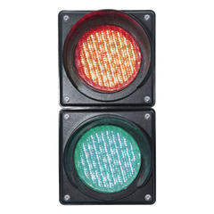 Semáforo / Señalización Rojo y Verde / Diametro 100mm / LED / 110vca.