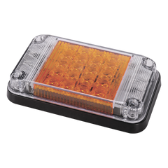 Luz de Advertencia de 7X4", Color Ámbar, Con Luces de Trabajo, Ideal para Ambulancias