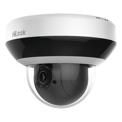 Mini PTZ IP 2 Megapixel / 4X Zoom / Audio Bidireccional / H.265+ / 20 mts IR EXIR / WDR 120 dB / PoE / IK10 / IP66 / Ultra Baja Iluminación / Micrófono Integrado / Micro SD