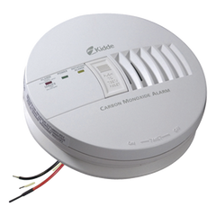 Alarma de monóxido de carbono de 120V CA con respaldo de batería de 9V, interconectable hasta 24 dispositivos Kidde