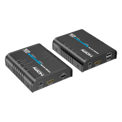 Extensor KVM HDMI 4K a 60 Hz | Transmisión hasta 120 mts con CAT6 | Resolución 4096x2160@60Hz | Ancho de Banda 18Gbps | HDCP1.4 y HDCP2.2 | Latencia 120~170ms | Conexión 1:1, 1:N, N:1, N:N