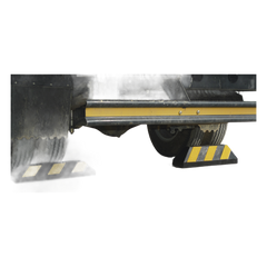 Tope Vehicular 55cm / Para Camion / Estacionamiento / Color Negro-Amarillo.