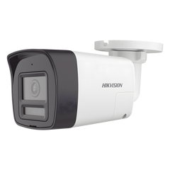[Audio Bidireccional + Dual Light + ColorVu] Bala TURBOHD 4K (8 Megapixel) / Lente 2.8 mm / 30 mts IR EXIR + 20 mts Luz Blanca / Micrófono y Bocina Integrado / Exterior IP67 / Metal / dWDR