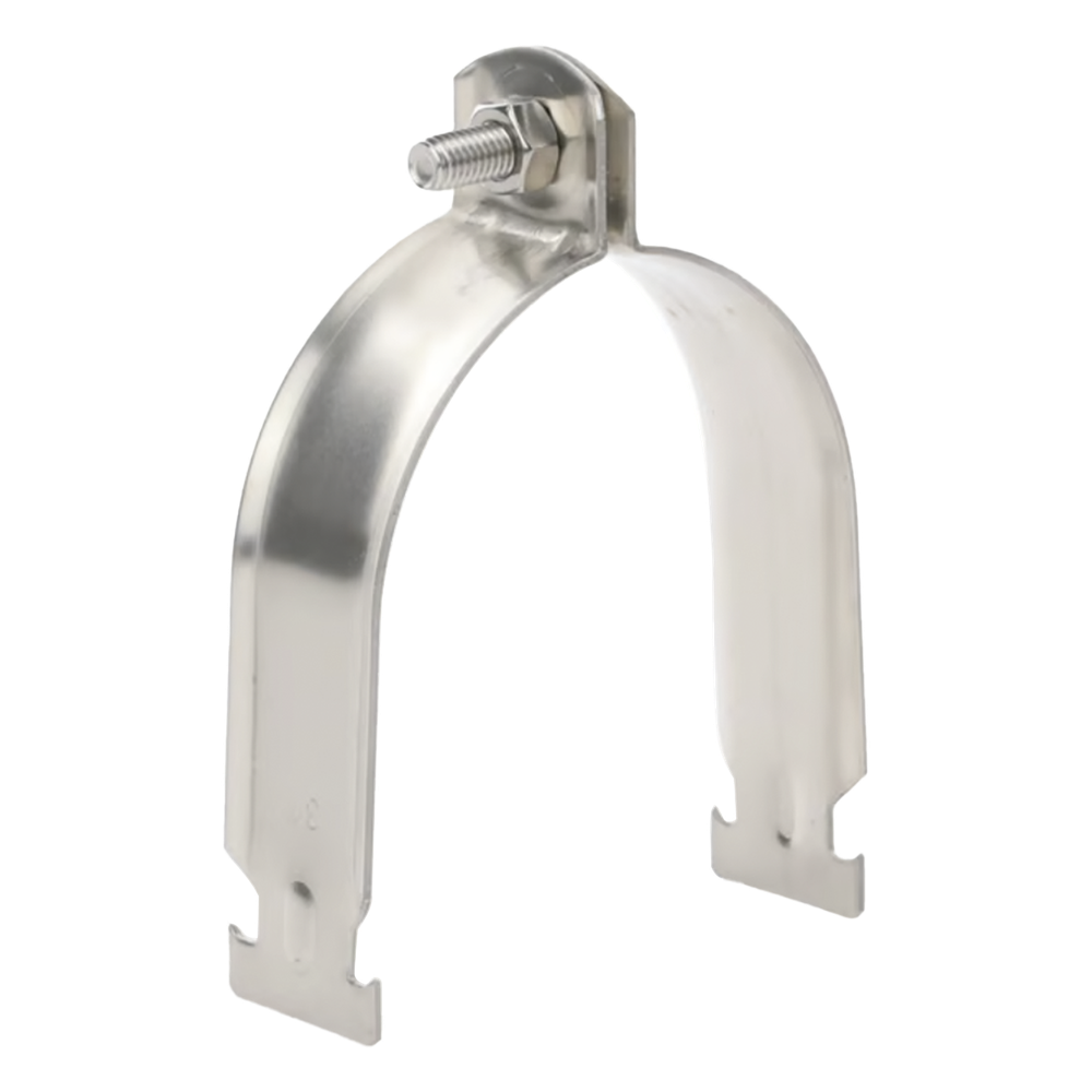 Abrazadera de Acero Inoxidable  de 3" Para Unicanal Tipo Strut