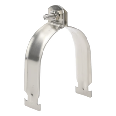 Abrazadera de Acero Inoxidable  de 3" Para Unicanal Tipo Strut