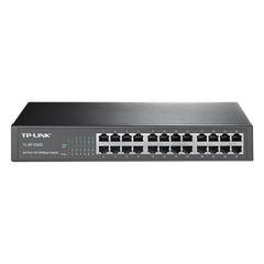 Switch no administrable de 24 puertos 10/100 Mbps para escritorio/rack