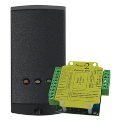 Lector de Solo Tarjetas de Proximidad  (Autónomo) /Controlador Externo para Mayor Seguridad/  Programación en Segundos/ 2 Años Garantía