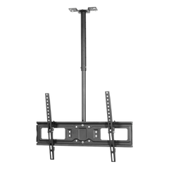 Montaje de techo Inclinable y Ajustable para pantallas desde 32-75 pulgadas / Capacidad de Carga 50 kg / VESA 200x200 hasta 600x400 / Acabado Resistente a Rasguños / Incluye Herrajes de Montaje