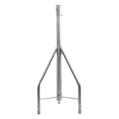 Tramo de Remate / Copete, tubo industrial 1 1/4" con tubo central 2 3/8", galvanizado por electrólisis.