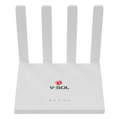 Router Inalámbrico WiFi 6 / 1 Puerto WAN Gigabit / 3 puertos LAN Gigabit/ Soporta MESH con las ONUs WiFi 6 de V-SOL