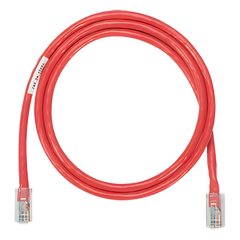 Cable de Parcheo UTP Categoría 5e, con Plug Modular en Cada Extremo - 4.3 Metros (14.11 Pies) - Rojo