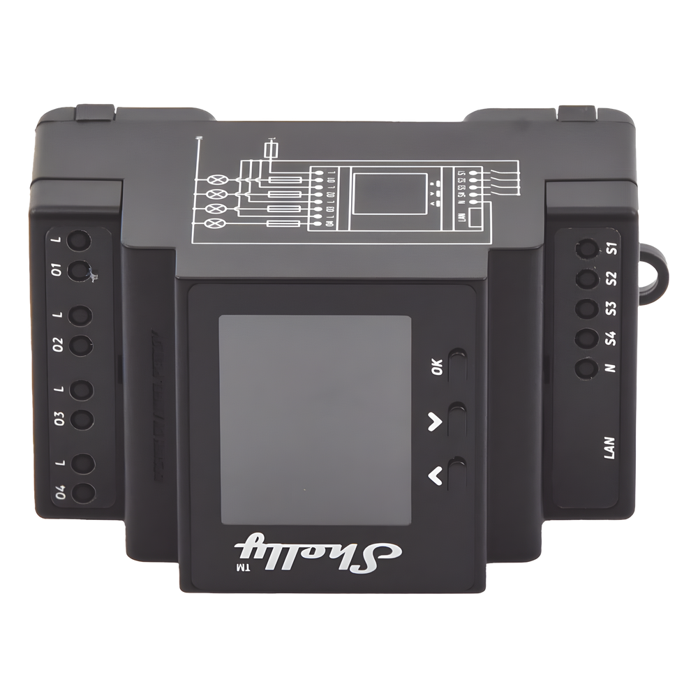 Relevador 40A inalámbrico WIFI y Ethernet / 4 canales inteligentes / 10A por canal, 110-230 V /montaje riel DIN