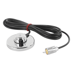 Montaje Magnético para Antenas de 3/4"(NMO), 3.5 m de Cable RG58U y Conector UHF (PL259) Macho.