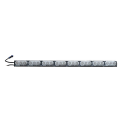 Barra de Luz de Advertencia con 8 Módulos Ámbar, ideal para el direccionamiento de tráfico