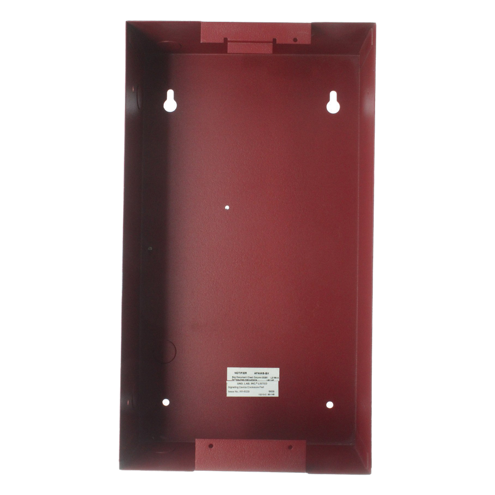 Backbox para estación telefónica de emergencia de bomberos, serie AFAWS de NOTIFIER