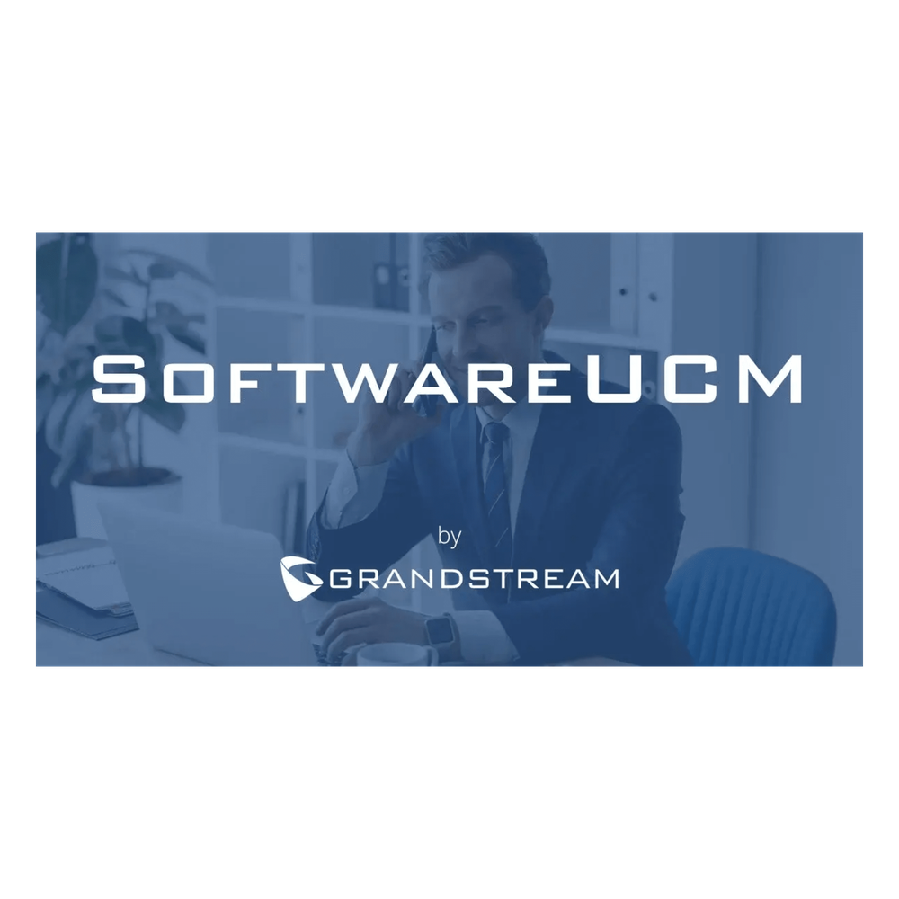Paquete Base Software UCM / El paquete base incluye 100 usuarios y 24 llamadas simultaneas / UCM puede soportar con licenciamiento adicional de forma anual / Hasta 1000 llamadas simultáneas / Escalabilidad con planes desde 100 hasta 5000 usuarios