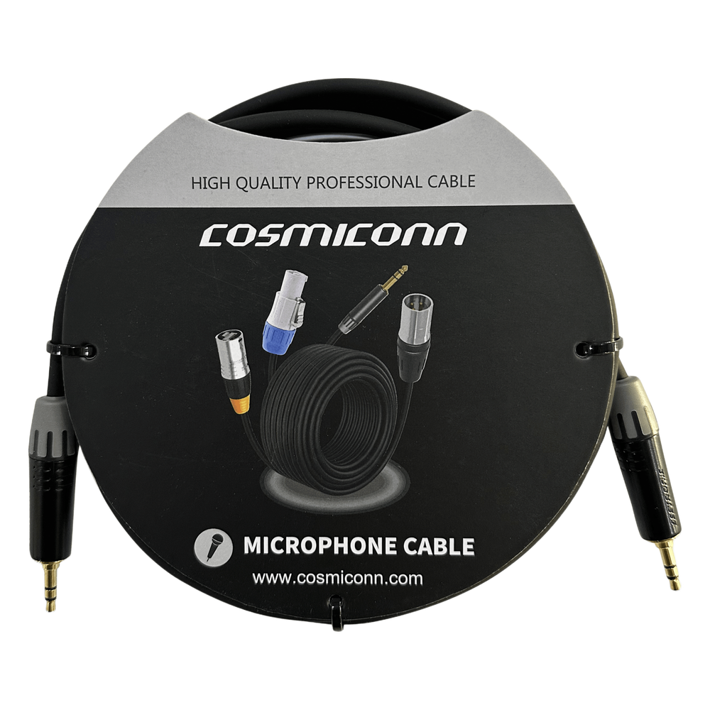 Cable 3.5mm a 3.5mm, conectores color negro MTP3C-BG, length 2m