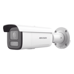 [Dual Light + 2 Micrófonos Integrados]  Bala IP 8 Megapixel (4K) / Lente Motorizado 2.8-12 mm / 60 m Luz Blanca + 60 m IR / AcuSense / Exterior IP67 / IK10 / WDR 120 dB / PoE 802.3at / ONVIF / Alarmas I/O / Micro SD / ACUSEEK