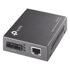 Convertidor Fibra Óptica Multimodo /  1 Puerto RJ45 10/100/1000 Mbps / Puerto Fibra Óptica SC 1000 Mbps / Hasta 550 metros / Plug and Play