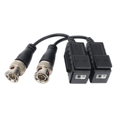 Kit de Transceptores (Baluns) con Terminal PUSH SUPERIOR, Resolución 4K , Cable flexible COAXIAL Blindado / COAXITRON / AUDIO POR COAXITRON / Menu OSD /Conector 100% COBRE / protección TVS, Calidad PREMIUM