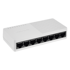 Switch No Administrable de Escritorio de 8 Puertos / Fast Ethernet  10 / 100 Mbps / Diseño Compacto y Estetico