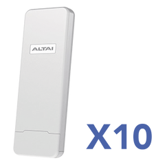 Kit WiFi para Comunidades (10 AP) / Solución WISP Lista para Despliegue / Cobertura hasta 800 m / Administración en Nube Gratuita