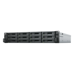 Unidad de Expansión RX1223RP | 12 Bahías HDD/SSD SATA 3.5" o 2.5" | Fuente de Alimentación Redundante | Compatible con Synology DSM | Plug-and-Play.