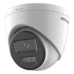 [Dual Light] Turret IP 8 Megapixel (4K) / Lente 2.8 mm / 30 mts IR + 30 mts Luz Blanca / Micrófono Integrado / ACUSENSE Lite / Exterior IP67 / H.265 / PoE / ONVIF / Micro SD