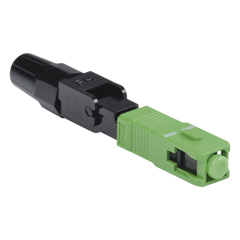 Conector Rápido de Instalación en Campo, Monomodo, SC/APC, Pre-Pulido, Re-Terminable, Ideal para Aplicaciones FTTx