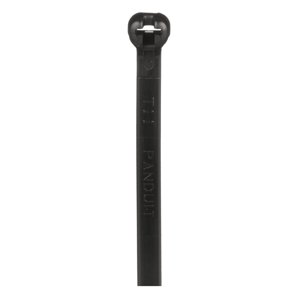 Cincho de Nylon 6.6 Dome-Top®, Con Lengüeta de Bloqueo de Acero Inoxidable, 203 mm largo x 4.7mm ancho, Color Negro, Exterior Resistente a Rayos UV, Paquete de 1000pz